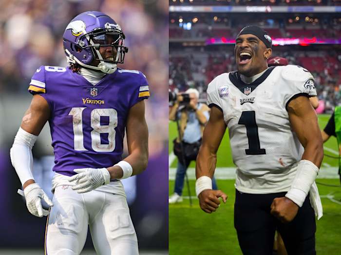 jalen hurts justin jefferson